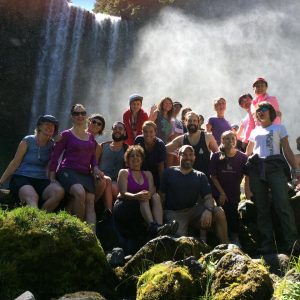 Chasing waterfalls at our Mt. Hood Oregon retreat in 2014